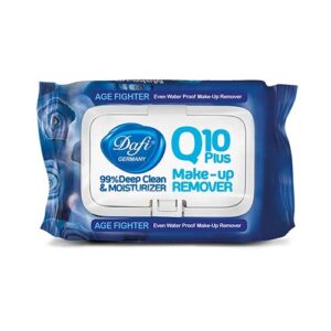 دستمال مرطوب پاک کننده آرایش 27 برگی q10 میوه ای درب دار دافی