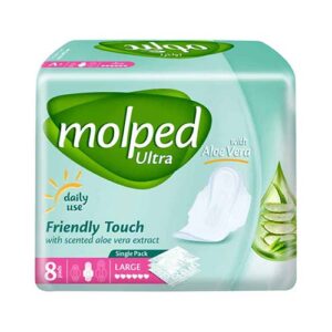 نوار بهداشتی آلوورا تک بسته بزرگ 8ع اولترا مولپد