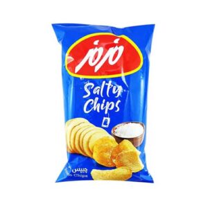 چيپس ساده بزرگ 120گرم مزمز