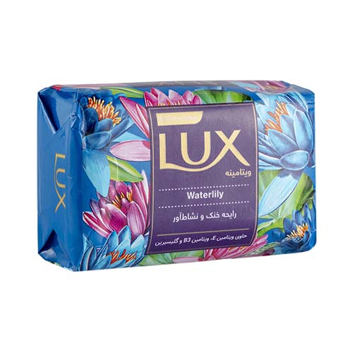 صابون ویتامینه گل نیلوفر آبی 125گ لوکس صابون ویتامینه گل نیلوفر آبی 125گ لوکس