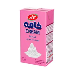 خامه 125 گرمي 30% چربي تتراپک کاله