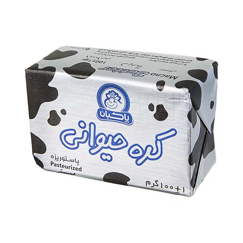 کره حيواني پاستوريزه بسته بندي 100 گ پاکبان کره حيواني پاستوريزه بسته بندي 100 گ پاکبان