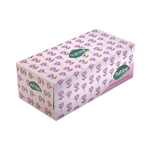 دستمال کاغذی دولا جعبه ای 150 برگ فول تایم دستمال کاغذی دولا جعبه ای 150 برگ فول تایم