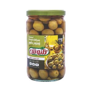 کنسرو زیتون شور درشت با هسته 670گ گلنوش