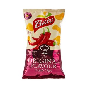 چیپس برگه ای فلفلی 90گرمی باتو