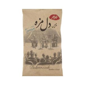 چیپس دل مزه موسیر180گرم مزمز