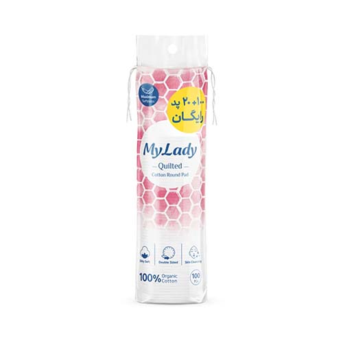 پد آرایشی نرمال 100ع + 20 هدیه مای لیدی پد آرایشی نرمال 100ع + 20 هدیه مای لیدی