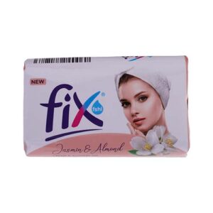 صابون ویتامینه مناسب انواع پوست با رایحه بادام و گل یاسمن 90گ فیکس