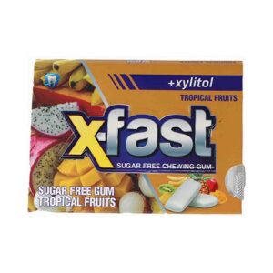 آدامس بدون شکر با طعم استوایی بلیستر 15گرم ایکس فست