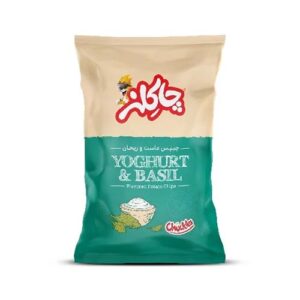 چيپس ماست وريحان75گ چاکلز