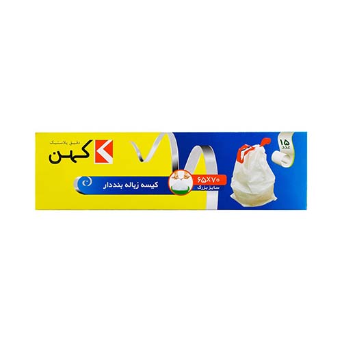 پاکت زباله بندار-بزرگ - ابعاد 70*65 دقیق پلاست پاکت زباله بندار-بزرگ - ابعاد 70*65 دقیق پلاست