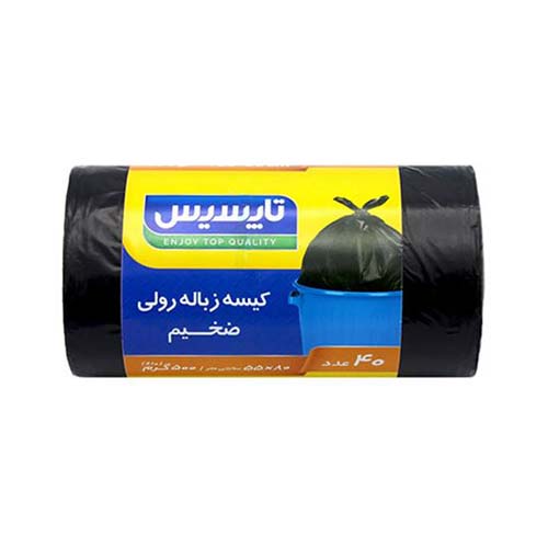 کیسه زباله رولی مشکی نیم کیلویی تاپسیس کیسه زباله رولی مشکی نیم کیلویی تاپسیس