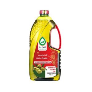 روغن مخصوص سرخ کردنی آفتابگردان زیتون ذرت 1500م وجین سبز