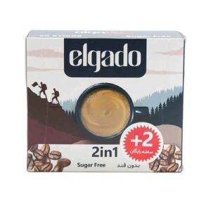قهوه 2در1 بدون قند 20ساشه 10.6گ کیسه الگادو