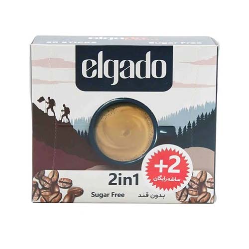 قهوه 2در1 بدون قند 20ساشه 10.6گ کیسه الگادو قهوه 2در1 بدون قند 20ساشه 10.6گ کیسه الگادو
