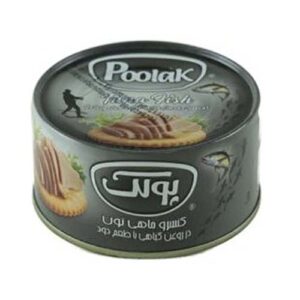 کنسرو ماهی تن دودی در روغن 180گ کلیددار پولک