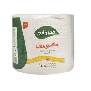ماکسی رول 100 متر سفید دو لایه  فول تایم