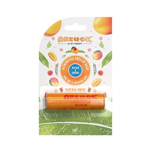 بالم مرطوب کننده لب با طعم انبه 4.5 gمدل mango آر یو اوکی بالم مرطوب کننده لب با طعم انبه 4.5 gمدل mango آر یو اوکی