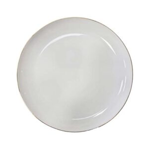 بشقاب پلو خوری سفید گلدن اپال