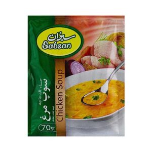 سوپ مرغ70gسبزان