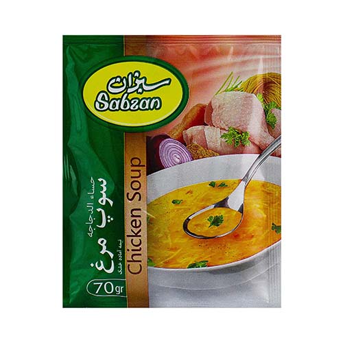 سوپ مرغ70gسبزان سوپ مرغ70gسبزان