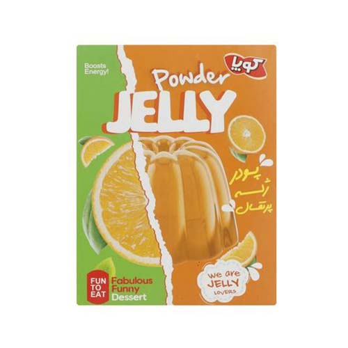 ژله پرتقال جعبه ایی 100گرم کوپا ژله پرتقال جعبه ایی 100گرم کوپا