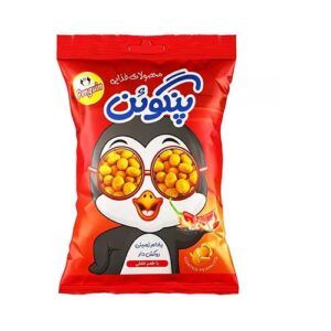 بادام زميني روکش دار باطعم فلفلي 80 گرمي پنگوئن