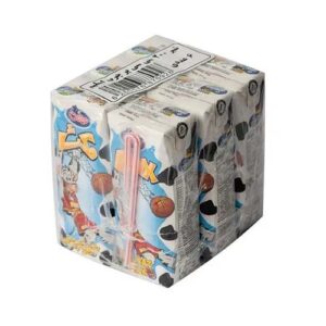 پک 6عددی شیر 200ccساده پر چرب میهن