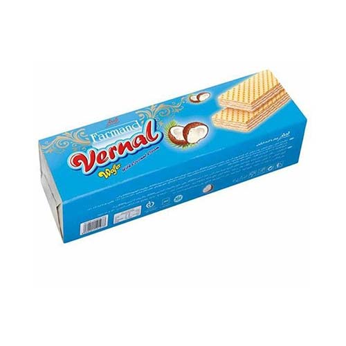 ویفر ورنال نارگیل 100 گرم فرمند ویفر ورنال نارگیل 100 گرم فرمند