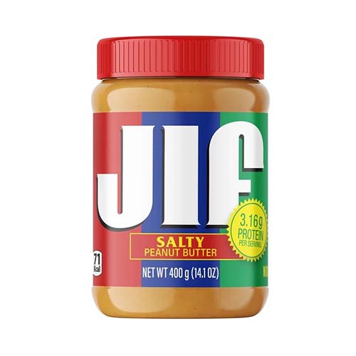 کره بادام زمینی نمکی 400گ جی ال اف کره بادام زمینی نمکی 400گ جی ال اف