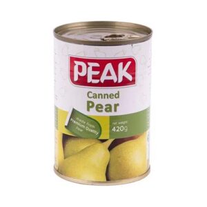 کمپوت گلابي ممتاز 420گرم شيشه PEAK