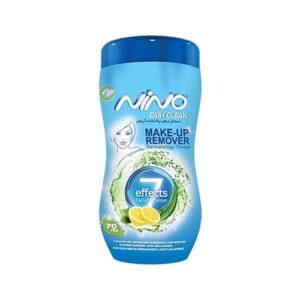 دستمال مرطوب آرایشی قوطی70ع نینو
