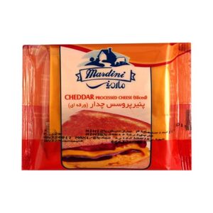 پنير پروسس ورقه اي چدار 180گرمي مارديني