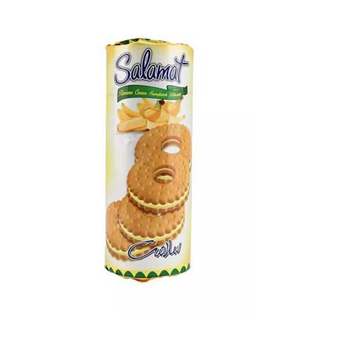 بیسکویت کرمدار دوناتی موزی 330 گرم سلامت بیسکویت کرمدار دوناتی موزی 330 گرم سلامت