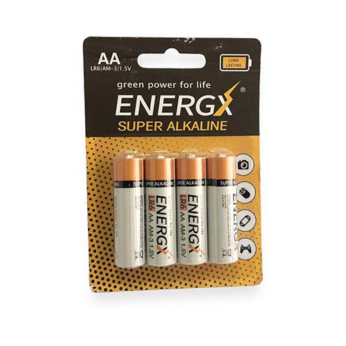باطری 4عددی سوپر آلکالاین Deleex AA باطری 4عددی سوپر آلکالاین Deleex AA
