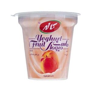 ماست میوه ای هلو 125g کاله