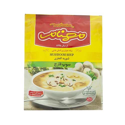 سوپ قارچ پاکت 75 گرمی - مهنام سوپ قارچ پاکت 75 گرمی - مهنام