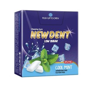 آدامس جعبه ای دراژه نعنایی بدون آسپارتام و گلوتن 20گرم نیودنت