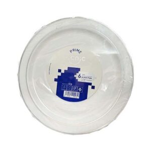 بشقاب الماس بزرگ شيشه اي 6 عددي پيکنيک