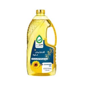 روغن مایع مخلوط آفتابگردان کانولا 1500م وجین سبز