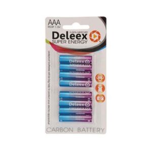 باطری AAA کربن زینک8عددی Deleex