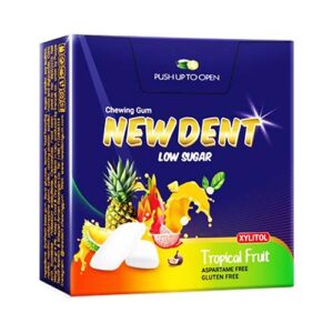 آدامس جعبه ای دراژه استوایی بدون آسپارتام و گلوتن 20گرم نیودنت