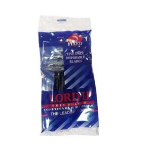 خودتراش 2 لبه ساده 5عددي L.155 لرد