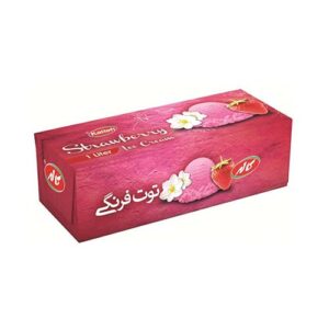 بستني پاکتي ليتري طعم توت فرنگي 500گرم کاله