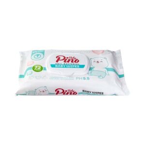 دستمال مرطوب کودک با کرم نرم کننده72 برگی پانو