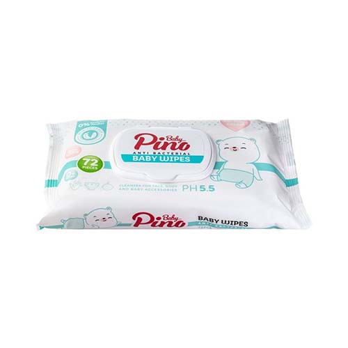 دستمال مرطوب کودک با کرم نرم کننده72 برگی پانو دستمال مرطوب کودک با کرم نرم کننده72 برگی پانو