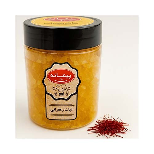 نرمه نبات زعفرانی 350 گ پیمانه نرمه نبات زعفرانی 350 گ پیمانه