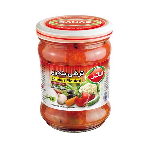 ترشی بندری شیشه اختصاصی 640 گرمی سحر ترشی بندری شیشه اختصاصی 640 گرمی سحر