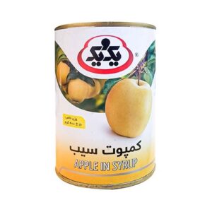 کمپوت سیب 400گ قوطی آ.ب یک و یک