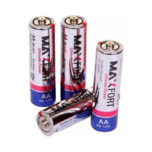 باتری نیم قلم 4 عددی Maxfort R03